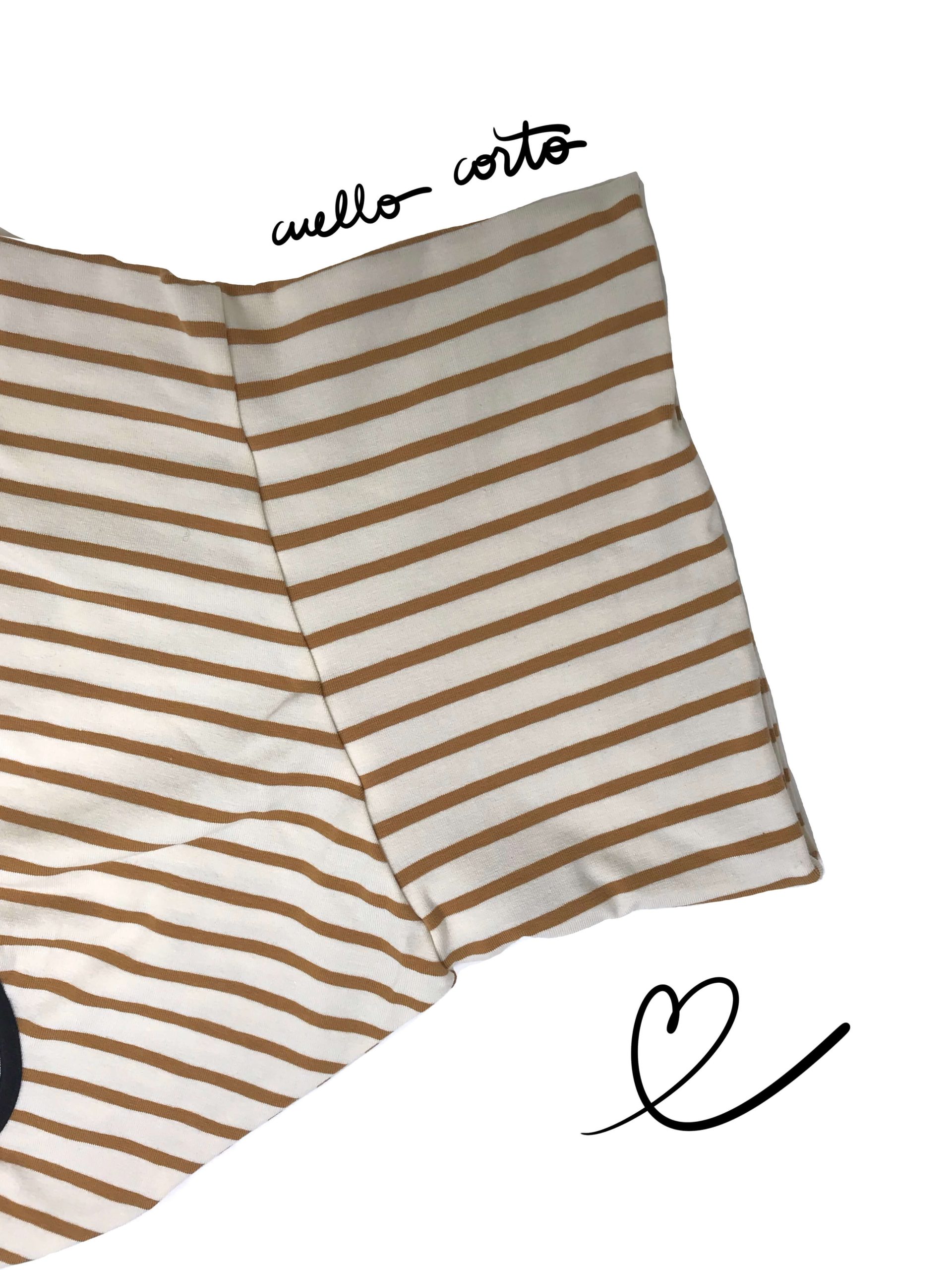 Suéter rayas beige - Imagen 2